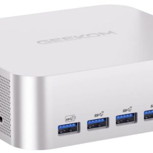 Мини ПК GEEKOM A8 MAX (AMD Ryzen 9 8945HS (8/16; 4,0ГГц; 16Мб), 4ГГц, 32ГБ DDR5, SSD 1 Тб, AMD HD Graphics, Windows 11 Профессиональная) [GMA8MAXR98945HS -321-EU]