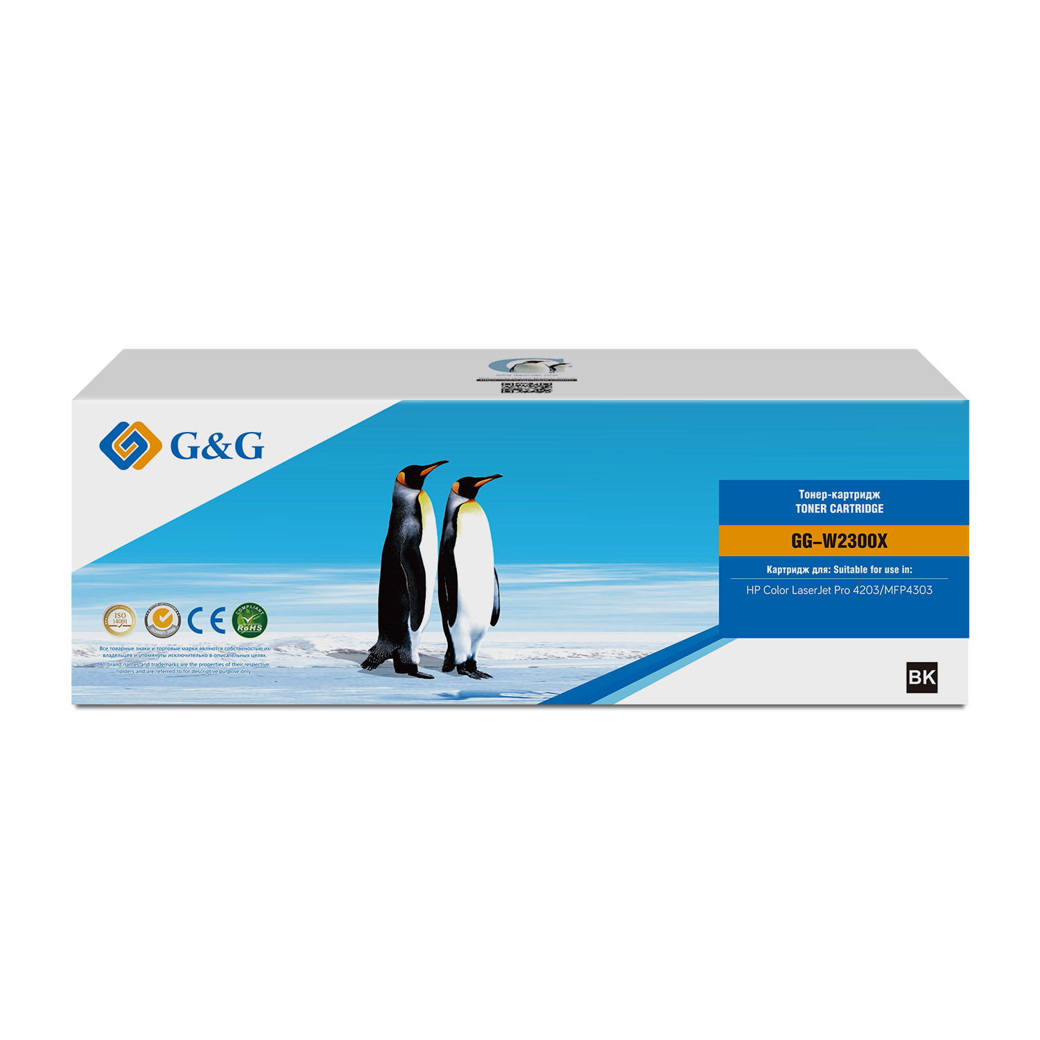 Тонер-картридж G&G GG-W2300X Черный