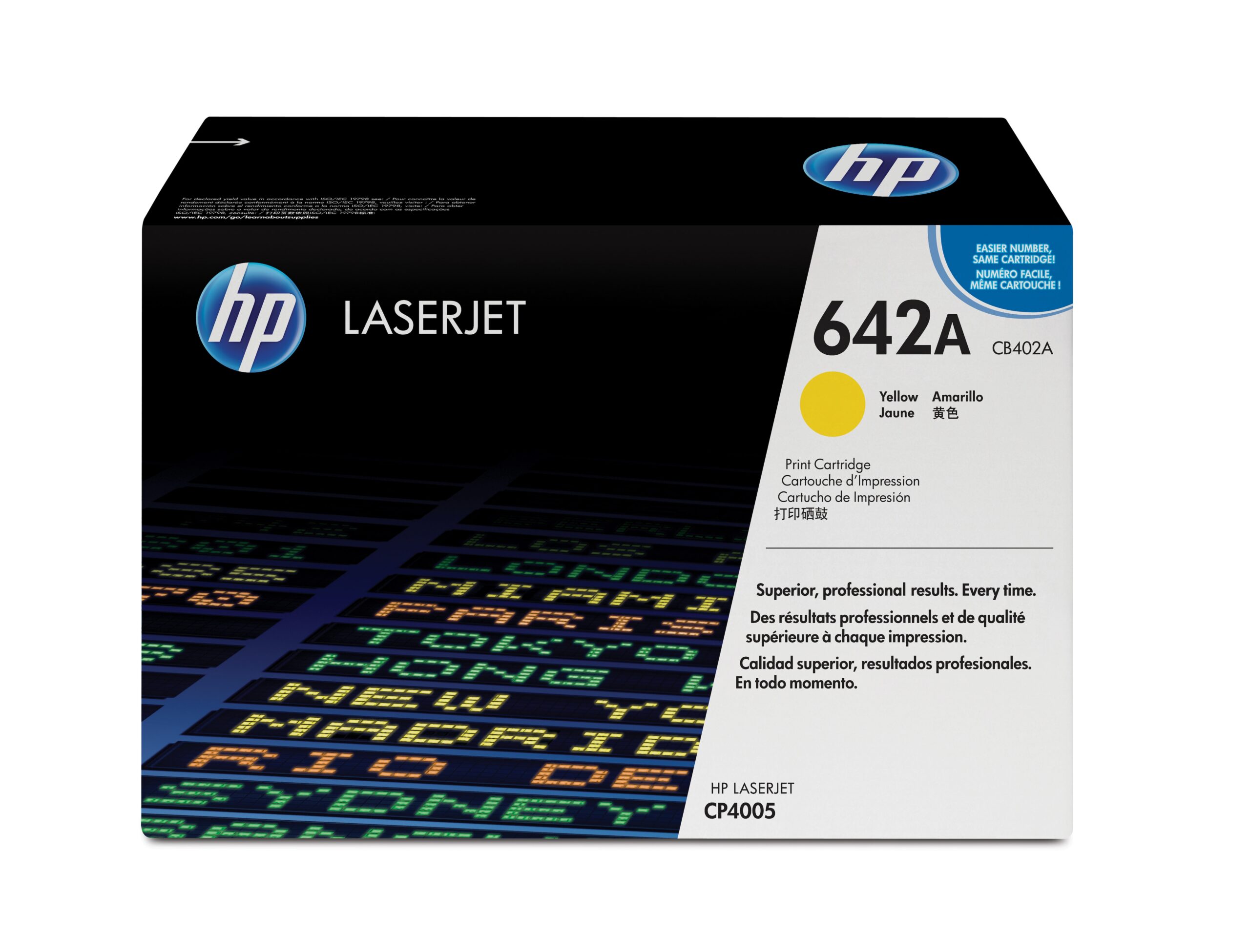 Тонер-картридж HP 642A Желтый