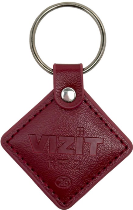 Брелок VIZIT VIZIT-RF7.2 red