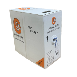 Кабель витая пара F/UTP 5e кат. 4 пары Lanmaster LAN-5EFTP-PT-LSZH-BL