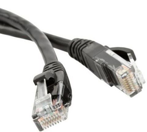 Кабель патч-корд U/UTP 5e кат. 1м NikoMax NMC-PC4UD55B-010-BK