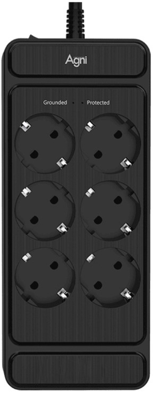 Сетевой фильтр AGNI TP-FS6E-3m-black