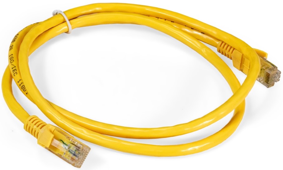 Кабель патч-корд U/UTP 6 кат. 1м Exegate UTP-RJ45-RJ45-C6-1M-YL
