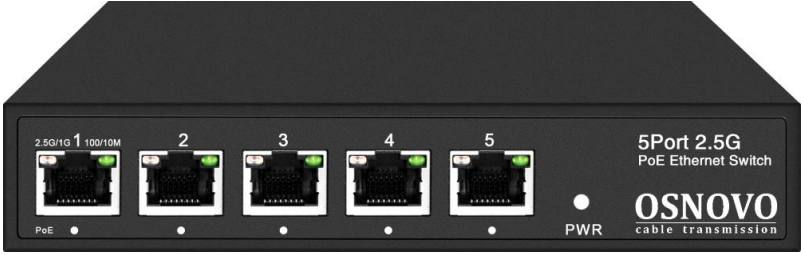 Коммутатор PoE OSNOVO SW-5D-1(60W)