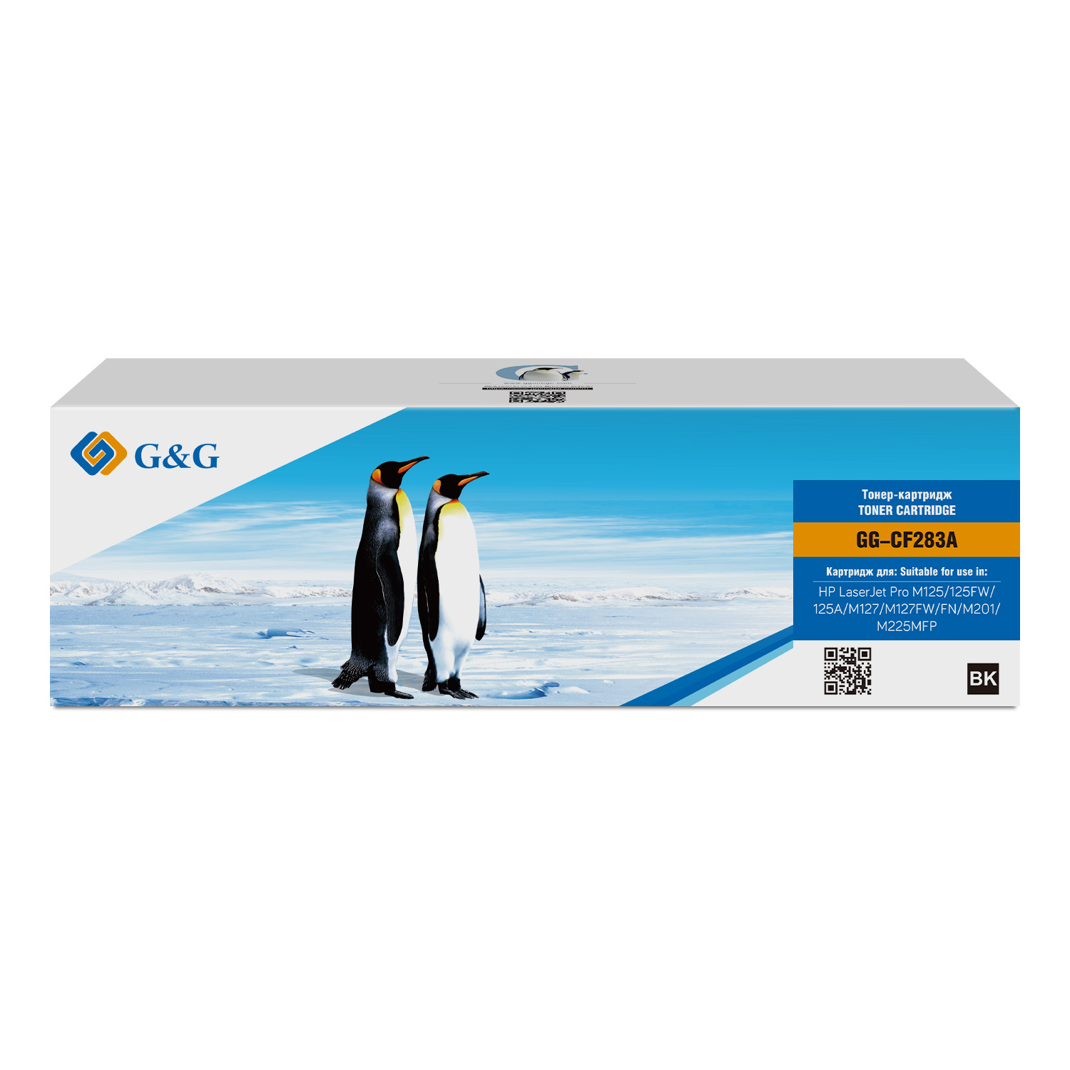 Тонер-картридж G&G GG-CF283A Черный