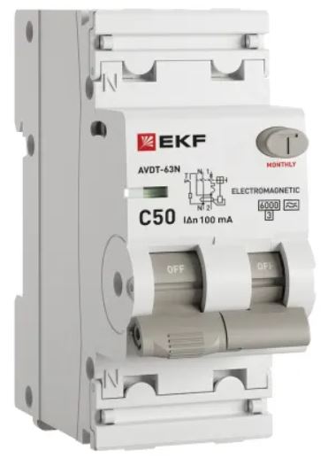 Автомат дифференциальный EKF D63N26MA50C100