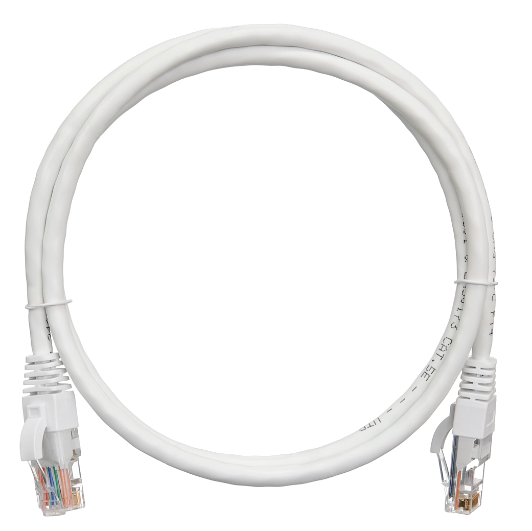 Кабель патч-корд U/UTP 5e кат. 0.5м NikoMax NMC-PC4UD55B-005-C-WT