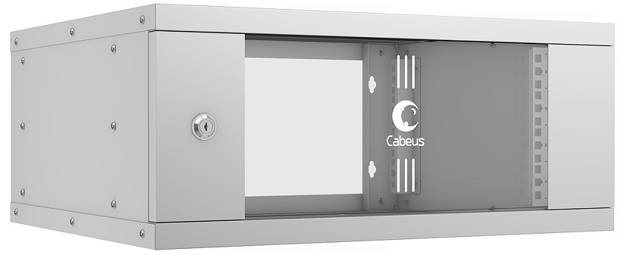 Шкаф настенный 19", 4U Cabeus WSC-05D-4U55/45