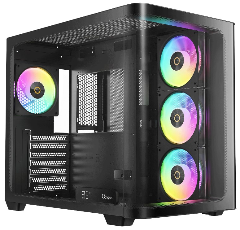 Корпус ATX Ocypus Iota C70 BK Curve ARGB Digital