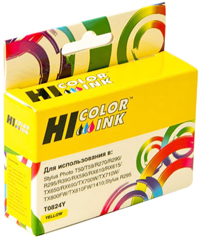 Тонер-картридж Hi-Black HB-T0824 Желтый
