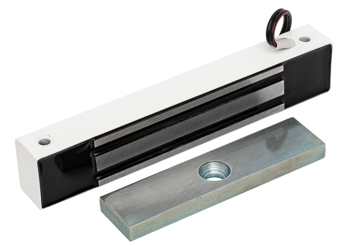 Замок AccordTec ML-100K с планкой, цвет белый