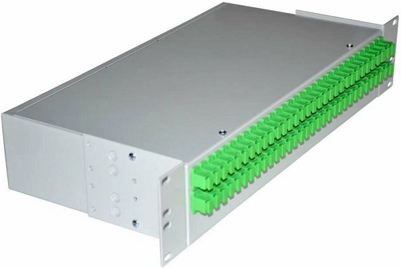 Кросс оптический стоечный Vimcom СКРУ-2U-64SC/А-SM-64AD+64PT/G-SP-GR