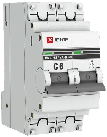Автоматический выключатель EKF mcb4763-6-2-06C-pro