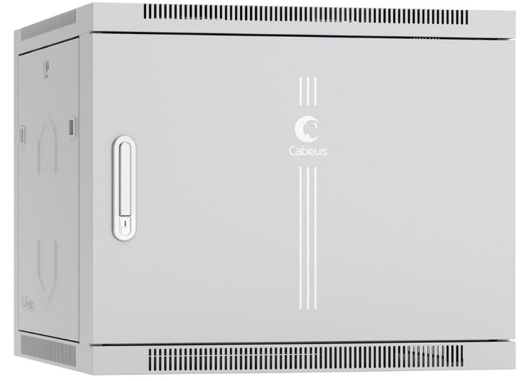 Шкаф настенный 19", 9U Cabeus SH-05F-9U60/45m
