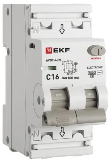 Автомат дифференциальный EKF D63N26E16C100