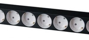 Блок розеток 19", 8 розеток TLK TLK-RS08M1N-BK