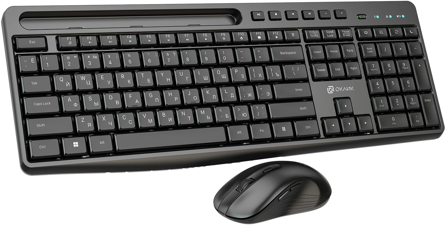 Клавиатура и мышь Oklick S275W