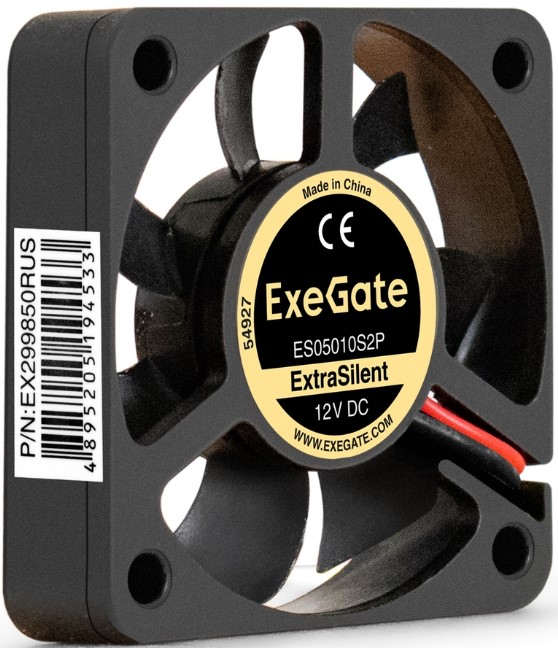 Вентилятор для корпуса Exegate 12В DC ExtraSilent ES05010S2P