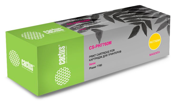 Тонер-картридж Cactus CS-PH7760М Пурпурный