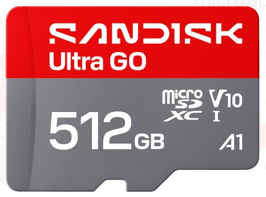 Карта памяти microSDXC 512GB SanDisk Ultra
