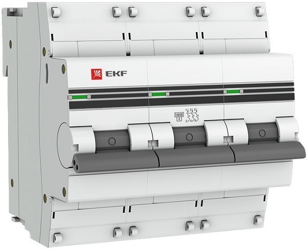 Автоматический выключатель EKF mcb47100-3-125C-pro
