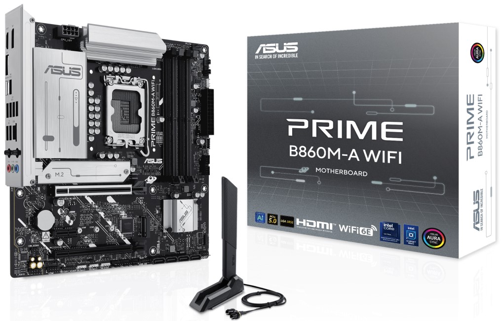 Материнская плата ASUS PRIME B860M-A WIFI, LGA1851, Intel B860, mATX