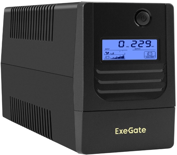 Источник бесперебойного питания Exegate Smart LB-450.LCD.AVR.2SH