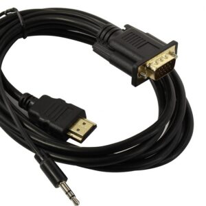 Кабель-переходник HDMI-VGA Exegate EX-HDMIM-VGAM-3.5JackS-1.8