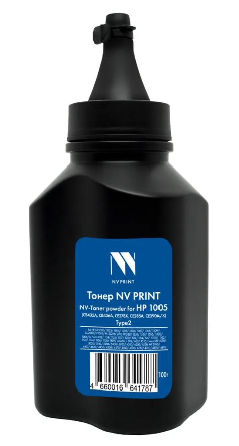 Тонер-картридж NVP NV-HP1005-Type2-100g Черный