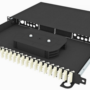 Кросс оптический стоечный TopLAN КРСв-Top-1U-96LC/U-OM2-BK