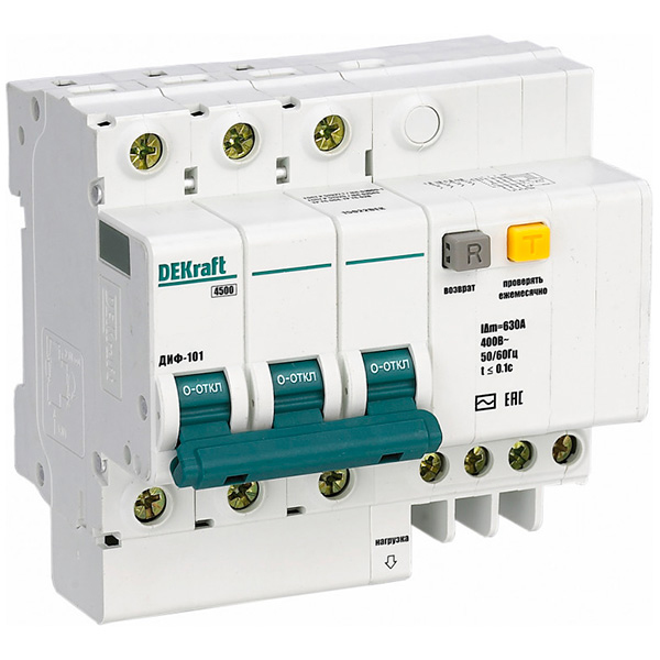Автомат дифференциальный DEKraft 15060DEK