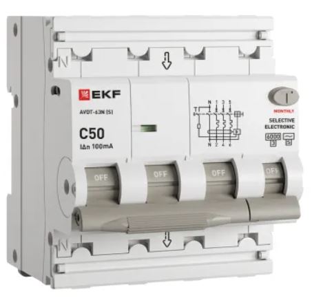 Автомат дифференциальный EKF D63N46ES50C100