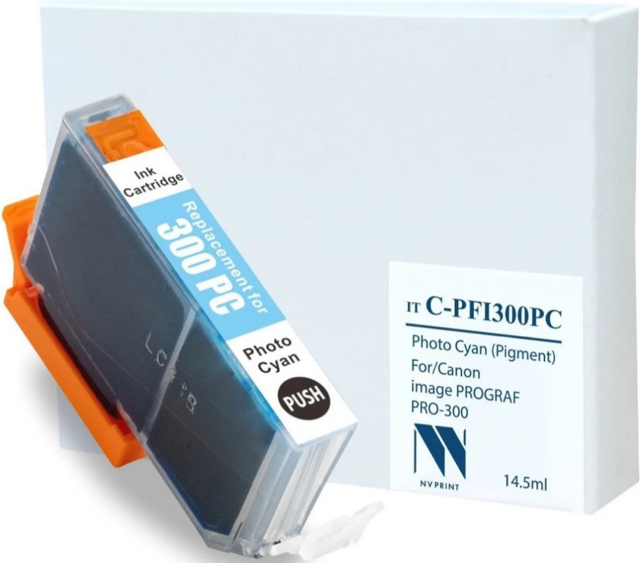 Тонер-картридж NVP NV-PFI-300PC Зеленый