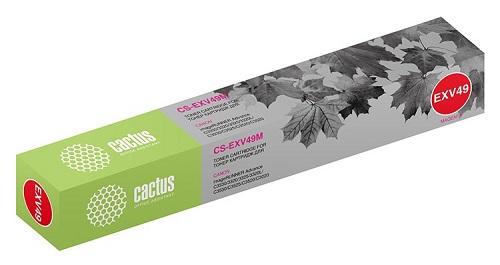 Тонер-картридж Cactus CS-EXV49M Пурпурный