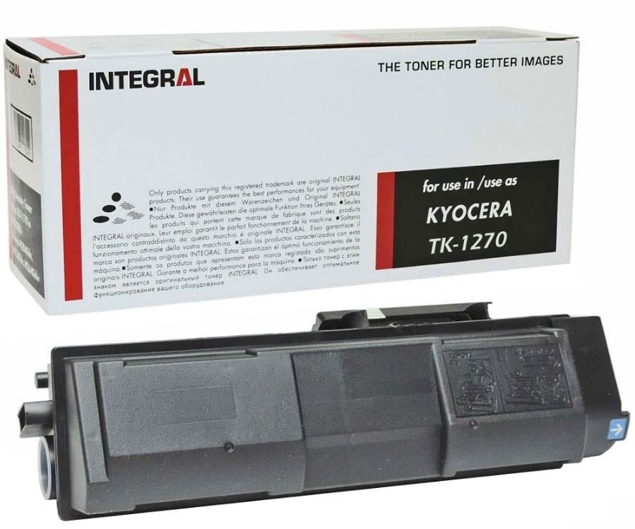 Тонер-картридж Integral TK-1270 Черный