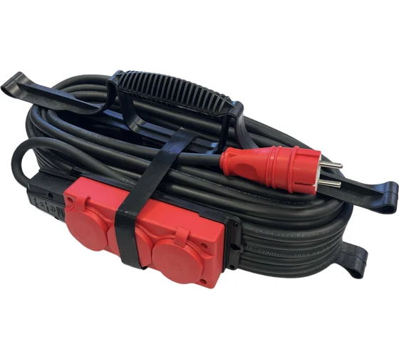 Удлинитель силовой iTOK i-CONNECT-COLOR-SUR-KG-215-3-54-20-RED