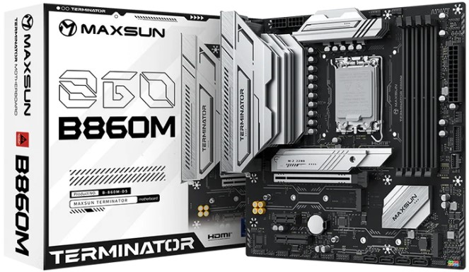 Материнская плата MAXSUN MS-Terminator B860M, LGA1851, Intel B860, mATX