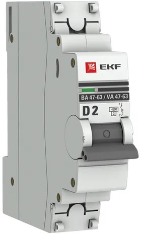 Автоматический выключатель EKF mcb4763-1-02D-pro