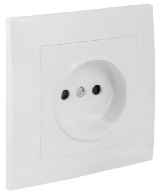 Накладка розетки без заземления EKF ESR10-L-022-50