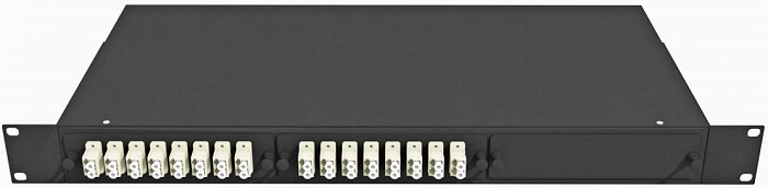 Кросс оптический стоечный TopLAN КРС-Top-1U-32LC/U-OM2-BK