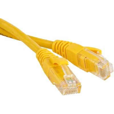 Кабель патч-корд U/UTP 5e кат. 3м Exegate UTP-RJ45-RJ45-5e-3M-YL