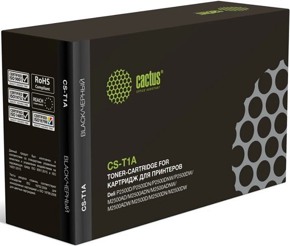 Тонер-картридж Cactus CS-T1A Черный