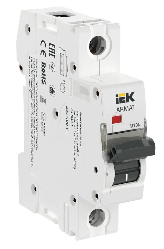 Автоматический выключатель IEK AR-M10N-1-L010