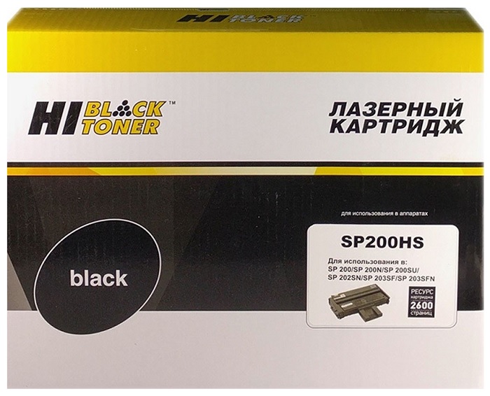 Тонер-картридж Hi-Black HB-SP200HS Черный
