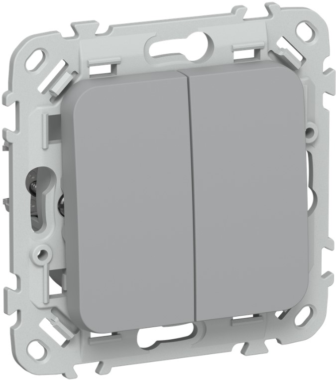 Переключатель двухклавишный IEK FI-V22-0-10-1-K03
