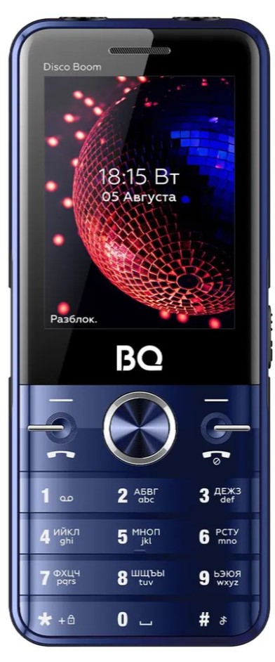 Мобильный телефон BQ 2842 Disco Boom Blue+Black