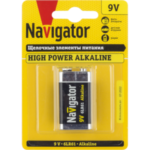 Батарейка Navigator NBT-NE-6LR61-BP1