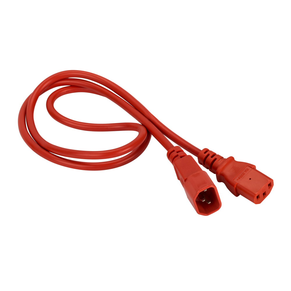 Кабель питания Lanmaster LAN-PP13/14-2.0-RD