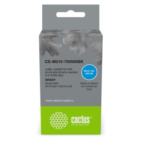 Картридж ленточный Cactus M210-750-595-BK
